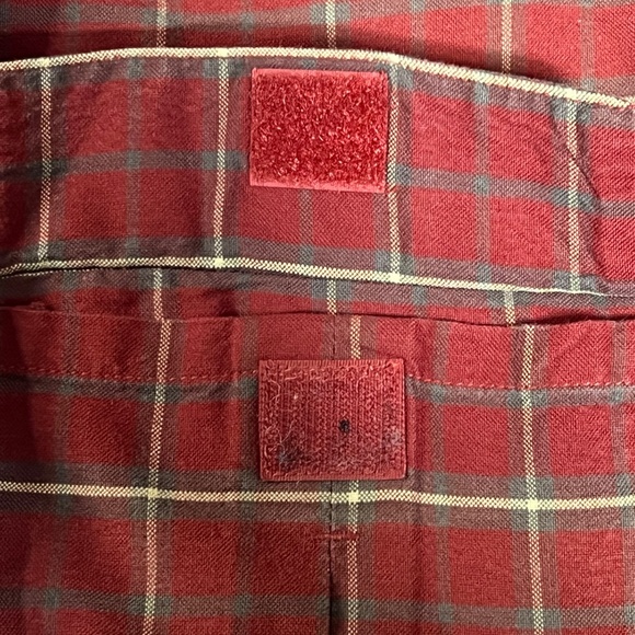 Woolrich Plaid Shirt Men's Large Merlot Outdoor Camping - Picture 6 of 13